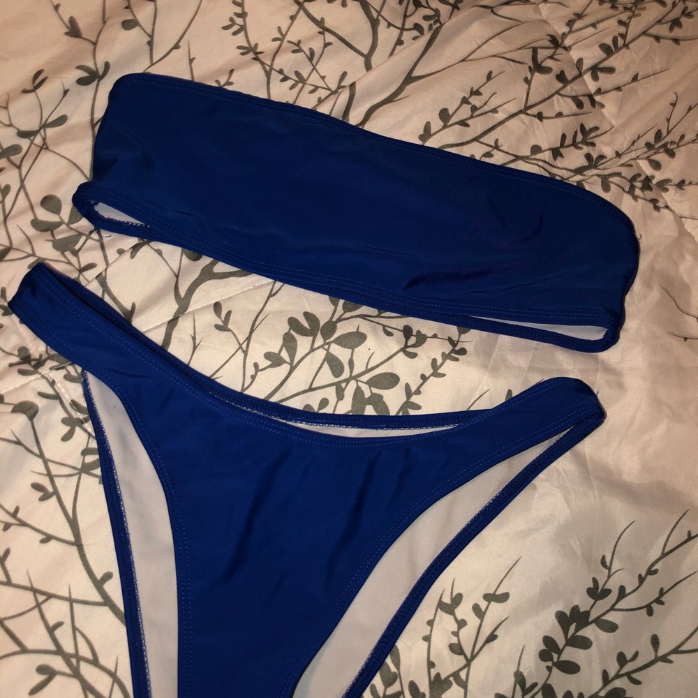 strapless bikini set